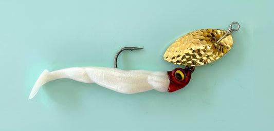 Lure Innovations Ultimate In-Line Bleeding White Shiner