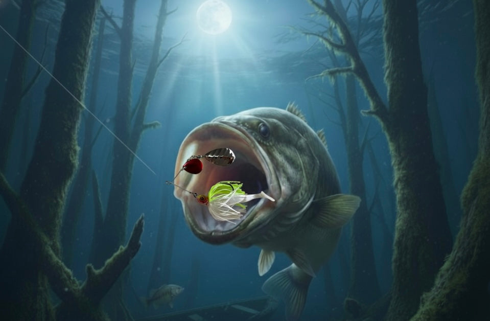 Lure Innovations Lil’ Dynamite White-n-Chartreuse Compact Spinnerbait