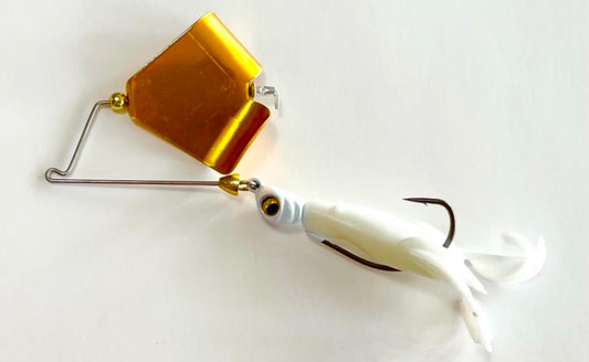 ToadBuster Buzzbait Gold & White