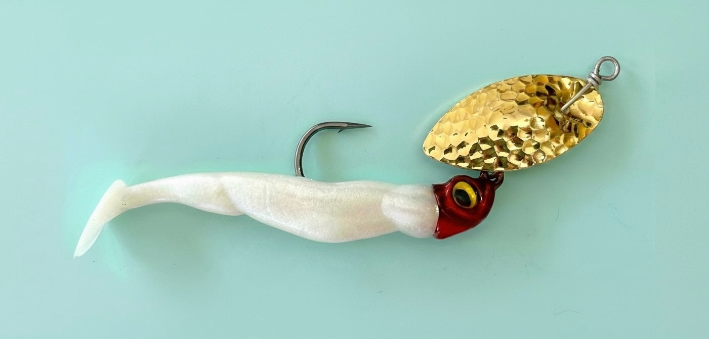 Lure Innovations Ultimate In-Line Bleeding White Shiner