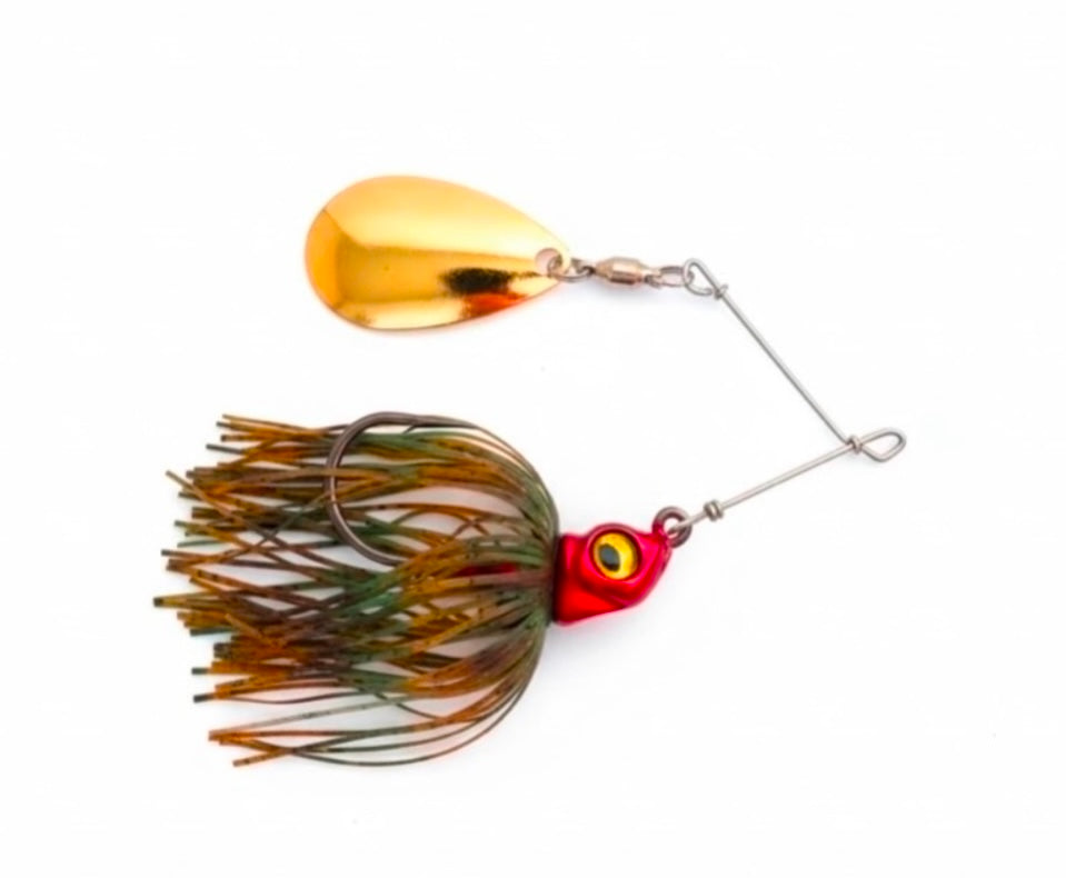 Lure Innovations Lil’ Dynamite Compact Spinnerbait - FireCraw