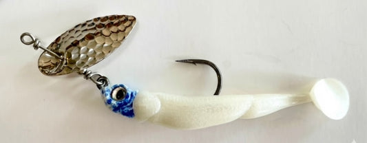 LureInnovations Blue-White Ultimate InLine Spinner