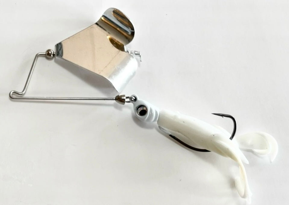 Toad Buster Buzzbait Silver & White