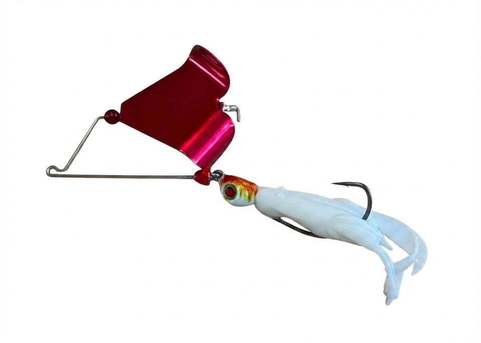 ToadBuster BuzzBait, Red-White-n-Chartreuse