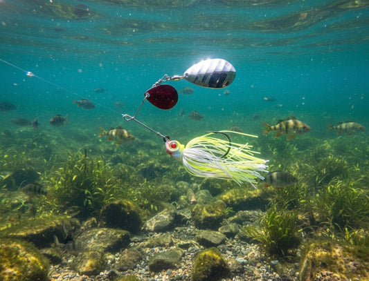 Lure Innovations Lil’ Dynamite Chartreuse-n-White Compact Spinnerbait