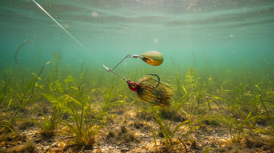 Lure Innovations Lil’ Dynamite Compact Spinnerbait - FireCraw